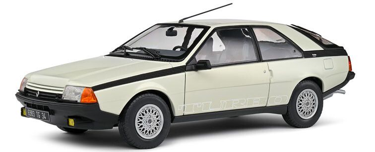 Renault Fuego Turbo 1985 Wit - 1:18