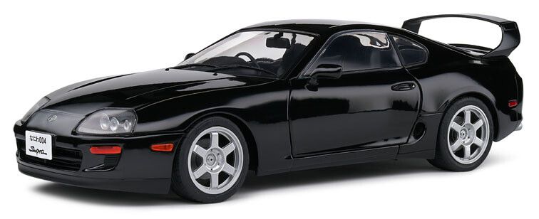 Toyota Supra Mk.4 (A80) 1993 Zwart - 1:18