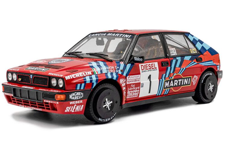 Lancia Delta HF Integrale No.1 San Remo Rally 1989 Biasion/Siviero - 1:18