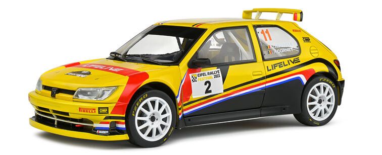 Peugeot 306 Maxi No.2 Eifel Rally 2022 Neuville/Cornet - 1:18