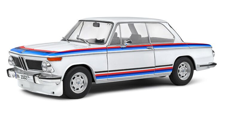 BMW 2002 TII Turbo Evocation 1971 Wit - 1:18