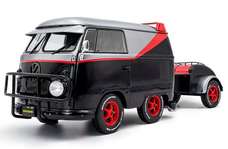 Volkswagen T1 Kool Kombi + Aanhanger 1950 The A-team - 1:18