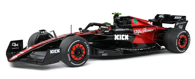 Alfa Romeo C43 No.24 Spanish GP 2023 G. Zhou - 1:18