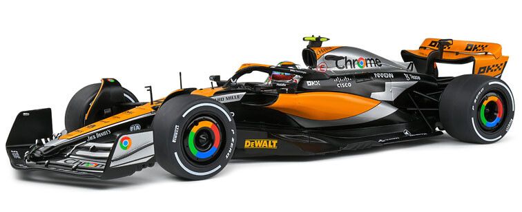 McLaren MCL60 F1 Team No.4 Great Britain GP 2023 L. Norris - 1:18