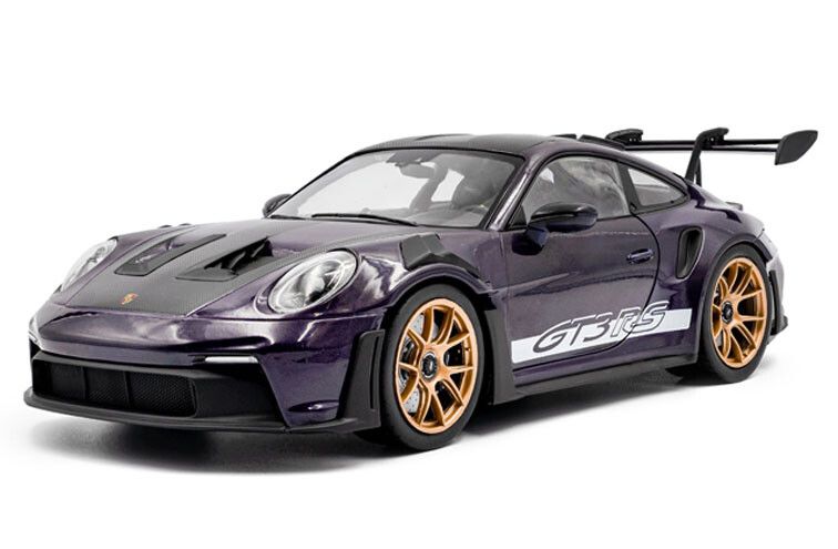Porsche 911 (992.1) GT3 RS Weissach Package 2024 Paars Metallic - 1:18