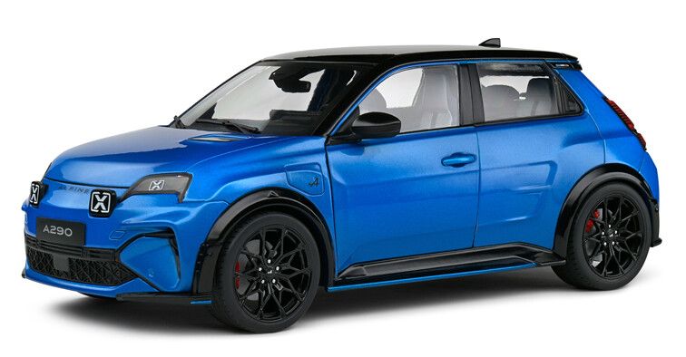 Alpine A290 GTS 2024 Blauw - 1:18