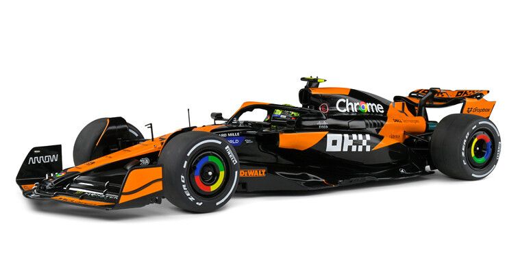 McLaren MCL38 F1 Team Orange No.4 Miami GP 2024 L. Norris - 1:18