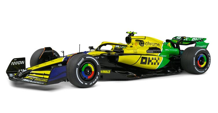 McLaren MCL38 F1 Team Yellow No.81 Monaco GP 2024 O. Piastri - 1:18