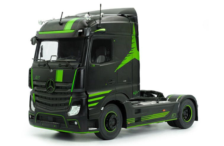 Mercedes-Benz Actros R5 Italian Collection 2021 Zwart/Groen - 1:24