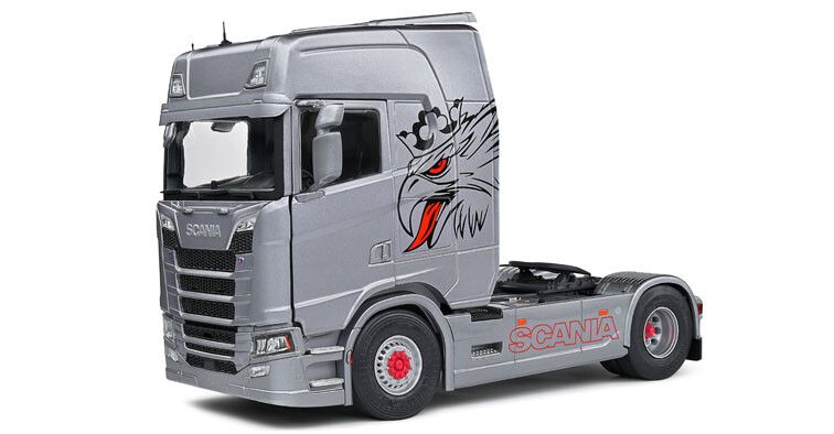 Scania S580 Highline 2023 Zilver - 1:24