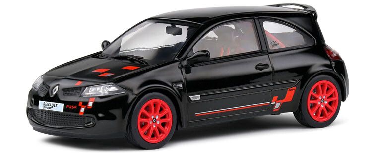 Renault Megane R26R 2008 Zwart - 1:43