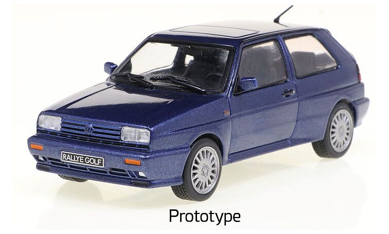 Volkswagen Golf G60 Rallye 1989 Blauw - 1:43