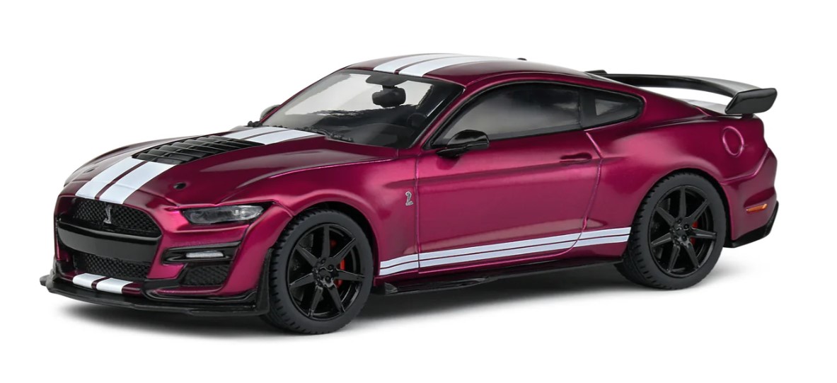 Shelby Mustang GT500 2020 Paars - 1:43