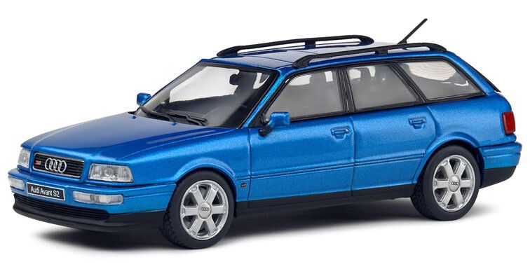 Audi S2 Avant 1994 Blauw - 1:43
