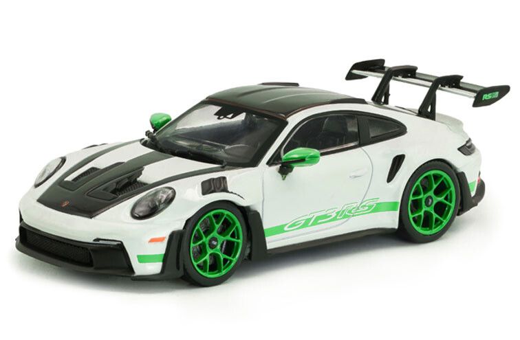 Porsche 911 (992) GT3 RS Tribute to Carrera RS 2023 Wit/Groen - 1:43