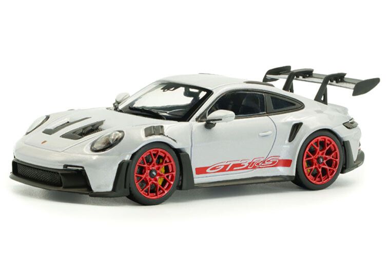 Porsche 911 (992) GT3 RS 2023 Grijs/Rood - 1:43