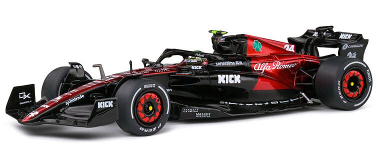 Alfa Romeo C43 No.24 Spanish GP 2023 G. Zhou - 1:43