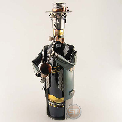 Wijnfleshouder Saxofoon