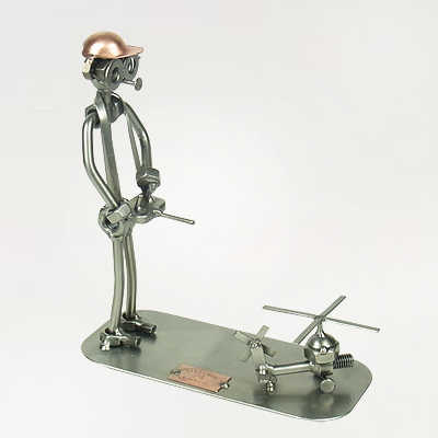 Modelhelicopter bestuurder