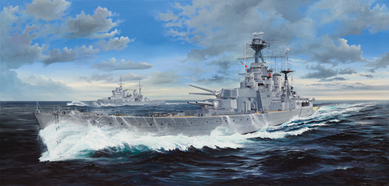 HMS Hood Battle Cruiser - 1:200