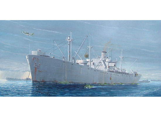 WWII Liberty Ship S.S. Jeremiah O'Brien - 1:350