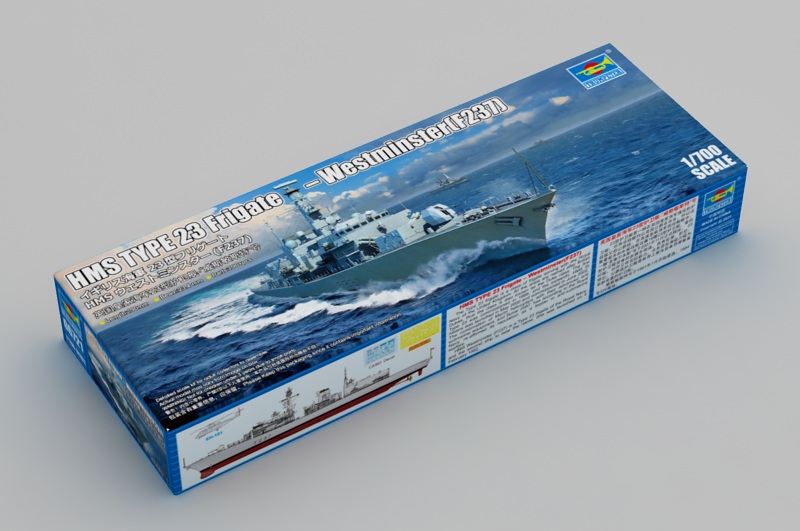 HMS Type 23 Frigate-Westminster (F237) - 1:700