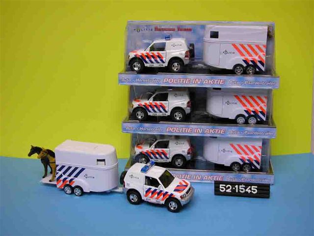 DCPB Mitsubishi Outlander Politie Nederland met Paardentrailer Light and Sound