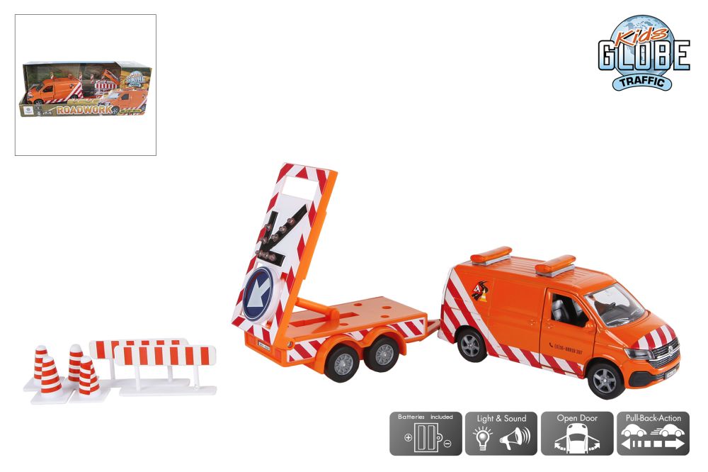 DCPB Volkswagen Transporter met Pijlwagen