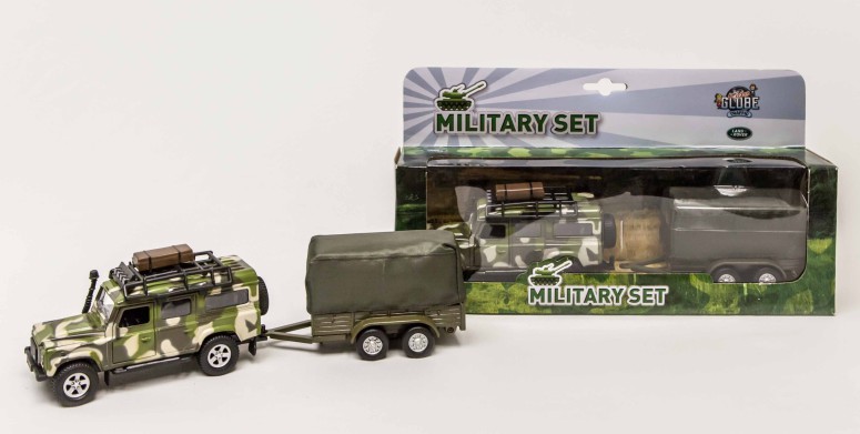 DCPB Land Rover Defender Military met Aanhanger