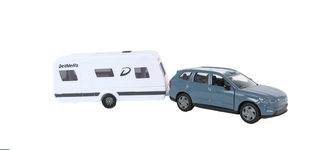 Volvo EX90 met Dethleffs caravan DCPB 30cm