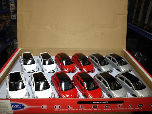 DCPB Opel Corsa OPC 3 Assorti (Doos a 12 stuks)