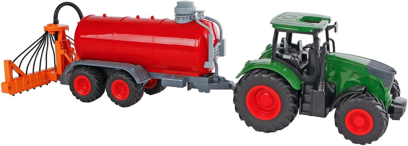 Kidsglobe Tractor with slurrytanker - 49cm