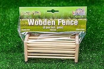 Houten Afrastering 6 delig incl. hek