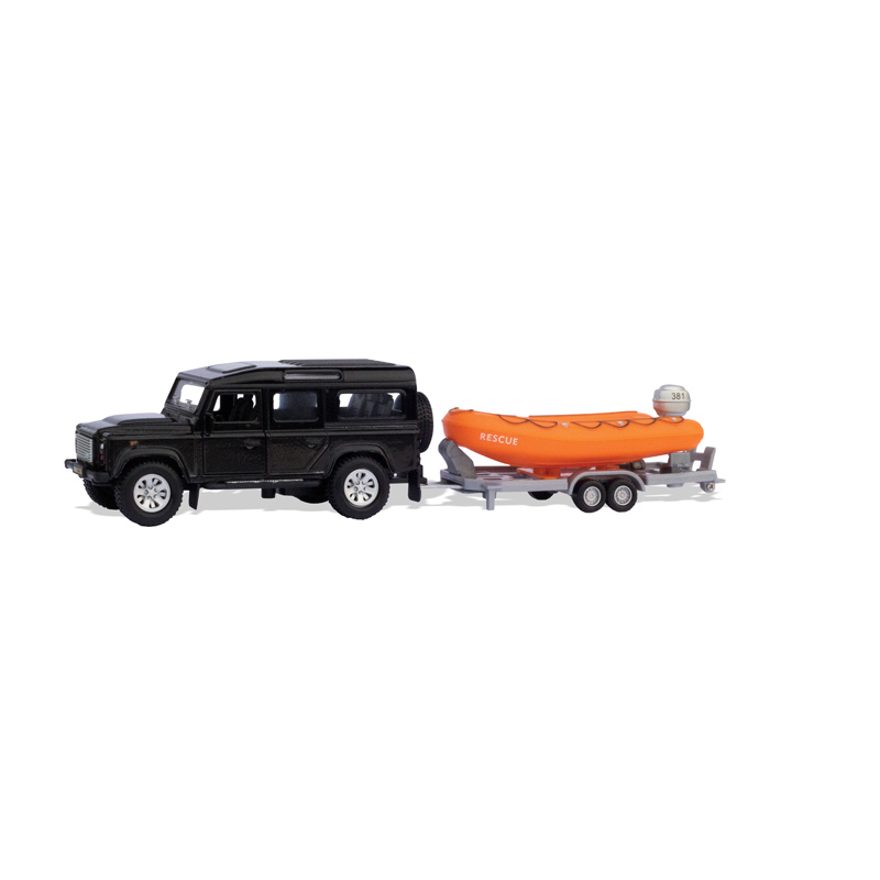 DCPB Land Rover Defender + Rescuetrailer 2 Assorti