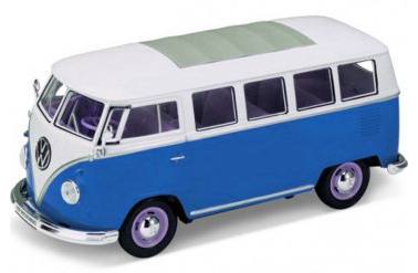 Volkswagen Classical Bus 1962 Blauw/Wit