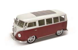 Volkswagen T1 Bus Lowrider 1962 Rood/Wit