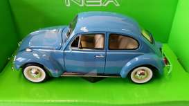 Volkswagen Beetle Blue with white wall tires