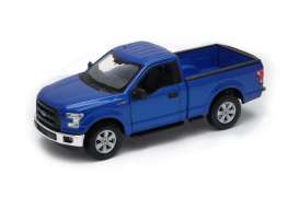 Ford F150 Regular Cab Pick Up 2015 Blauw