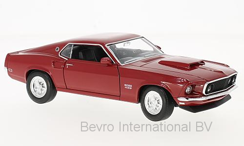 Ford Mustang Boss 429 1969 Rood