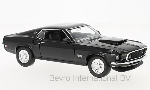 Ford Mustang Boss 429 1969 Zwart