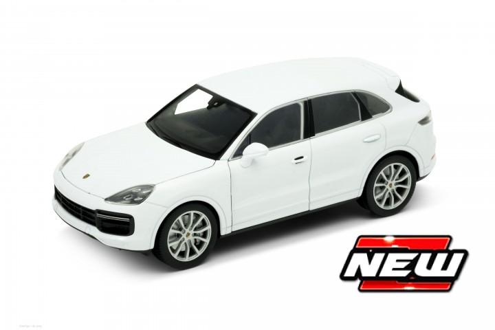 Porsche Cayenne Turbo Wit - 1:24