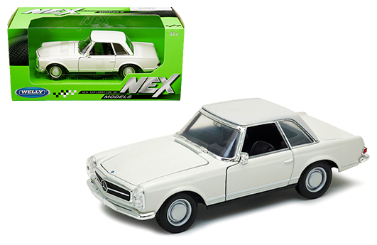 Mercedes-Benz 230 SL 1963 Wit - 1:24