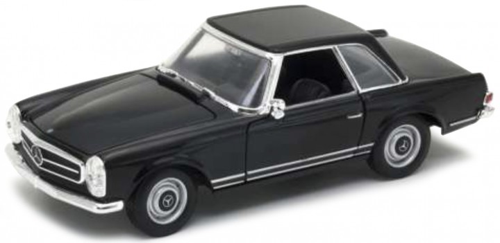 Mercedes-Benz 230 SL 1963 Zwart - 1:24