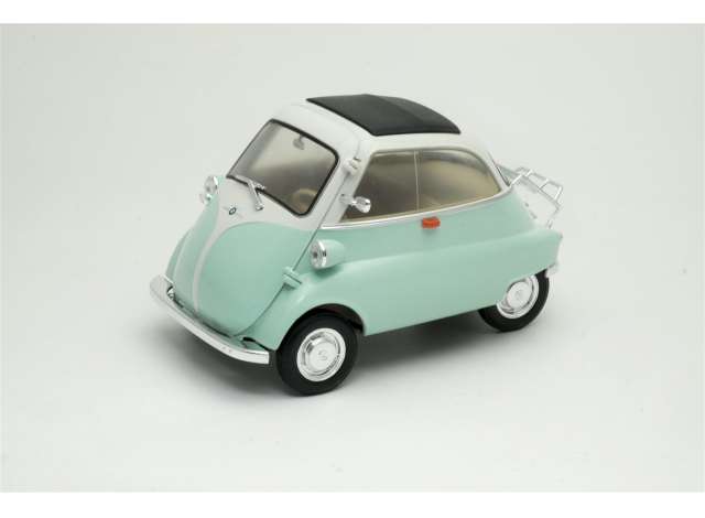 BMW Isetta Groen/Wit - 1:18