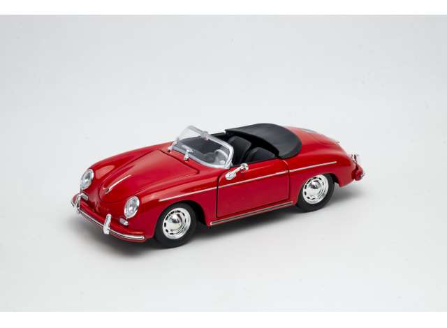 Porsche 356a Speedster Rood - 1:24