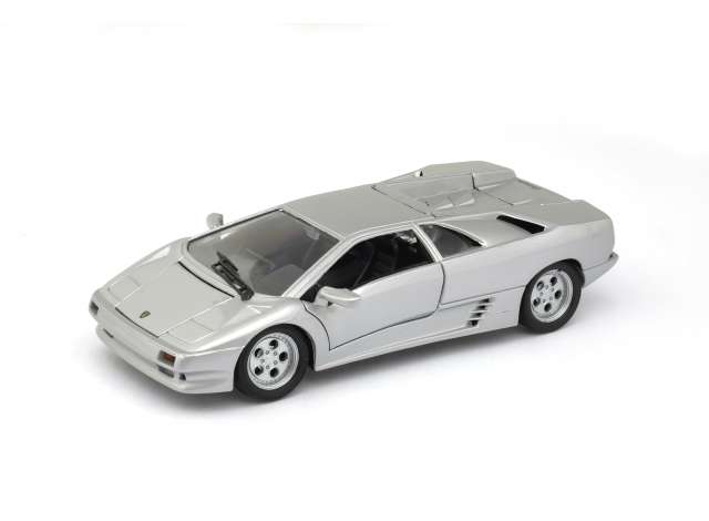 Lamborghini Diablo 1995 Zilver - 1:24