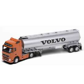 Volvo FH12 met Tankwagen Rood/Zilver - 1:32