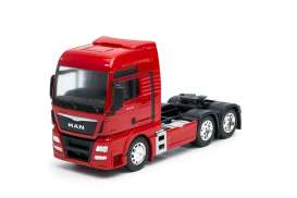 MAN TGX 6x4 Rood - 1:32