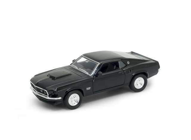 Ford Mustang Boss 429 1969 Zwart - 1:34