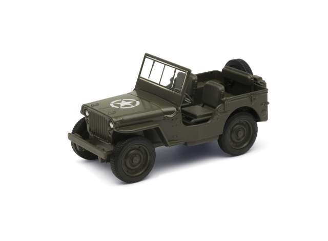 Jeep Willys 1941 Groen - 1:34